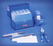 Picture of INDEX CARD BOX A7 WITH CARDS BLUE
